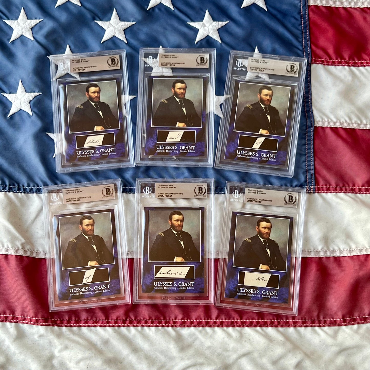 Ulysses S. Grant Beckett Encapsulated Handwriting Removed From An Autograph Letter Signed