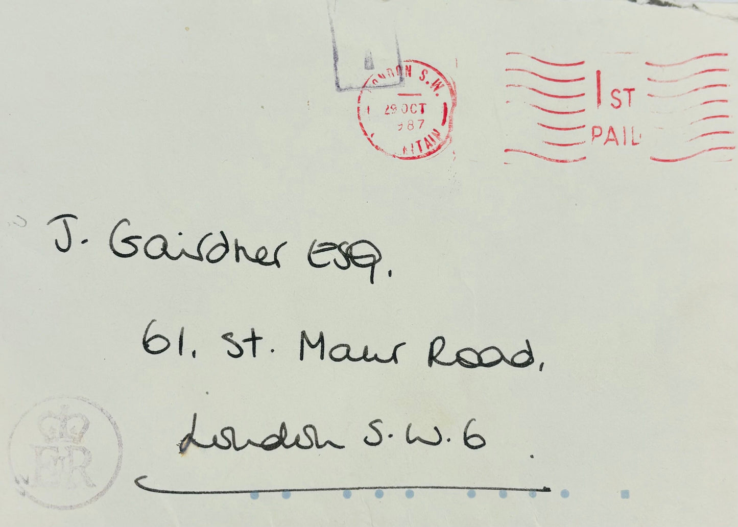 Princess Diana Beckett Encapsulated Handwriting Removed From an Autograph Letter Signed