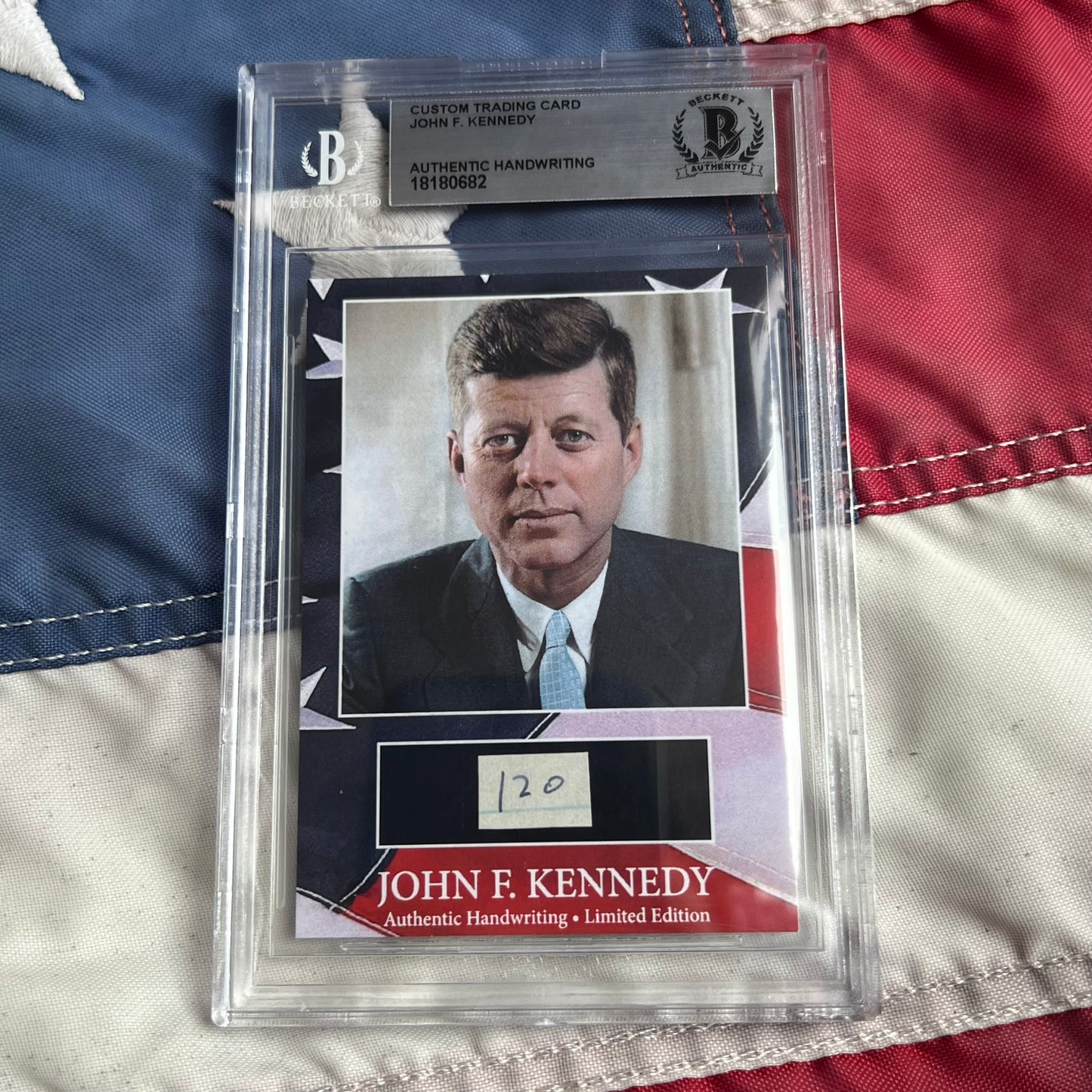 John F. Kennedy Handwritten Word Cut from a Autograph Letter Signed Beckett BAS