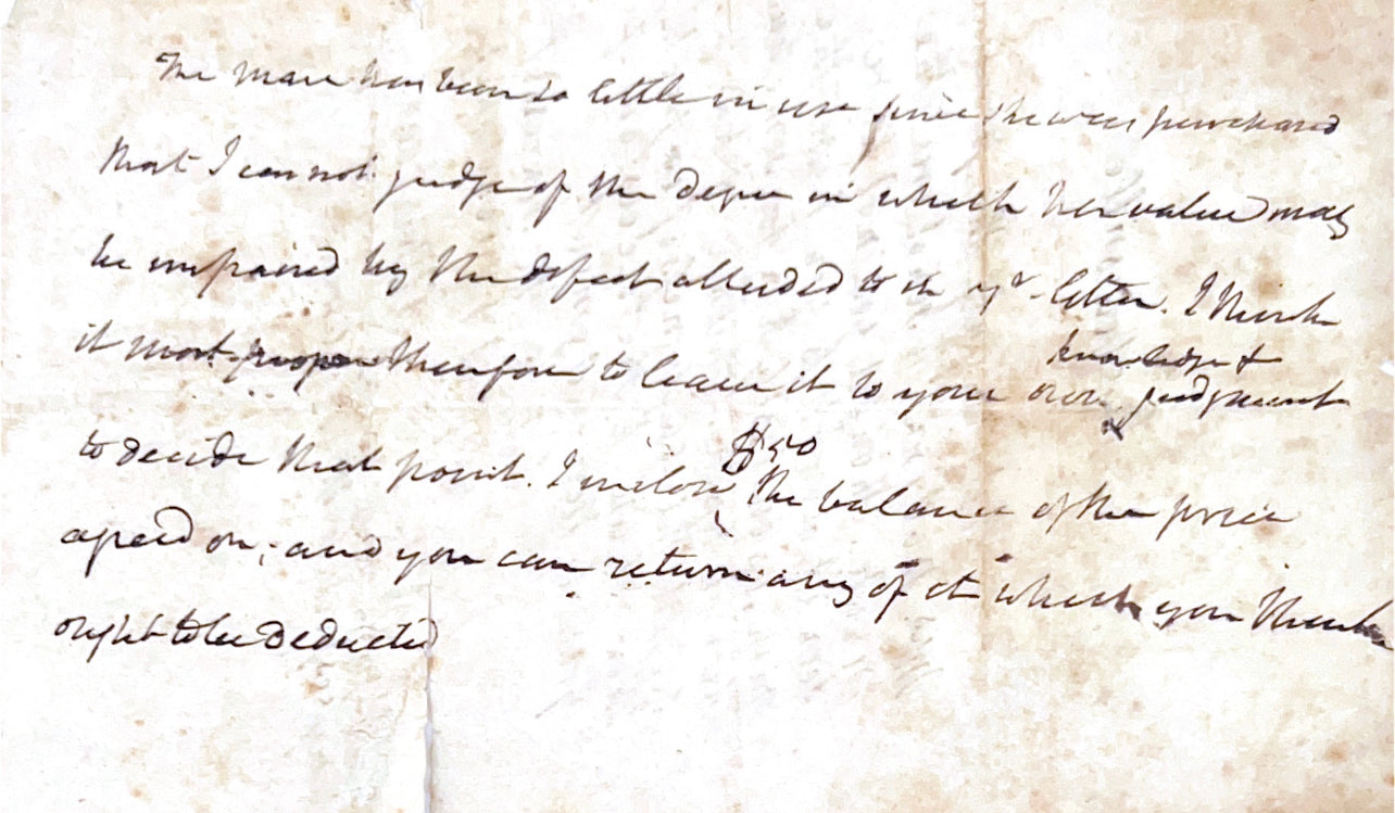 James Madison PSA/DNA Encapsulated Handwriting
