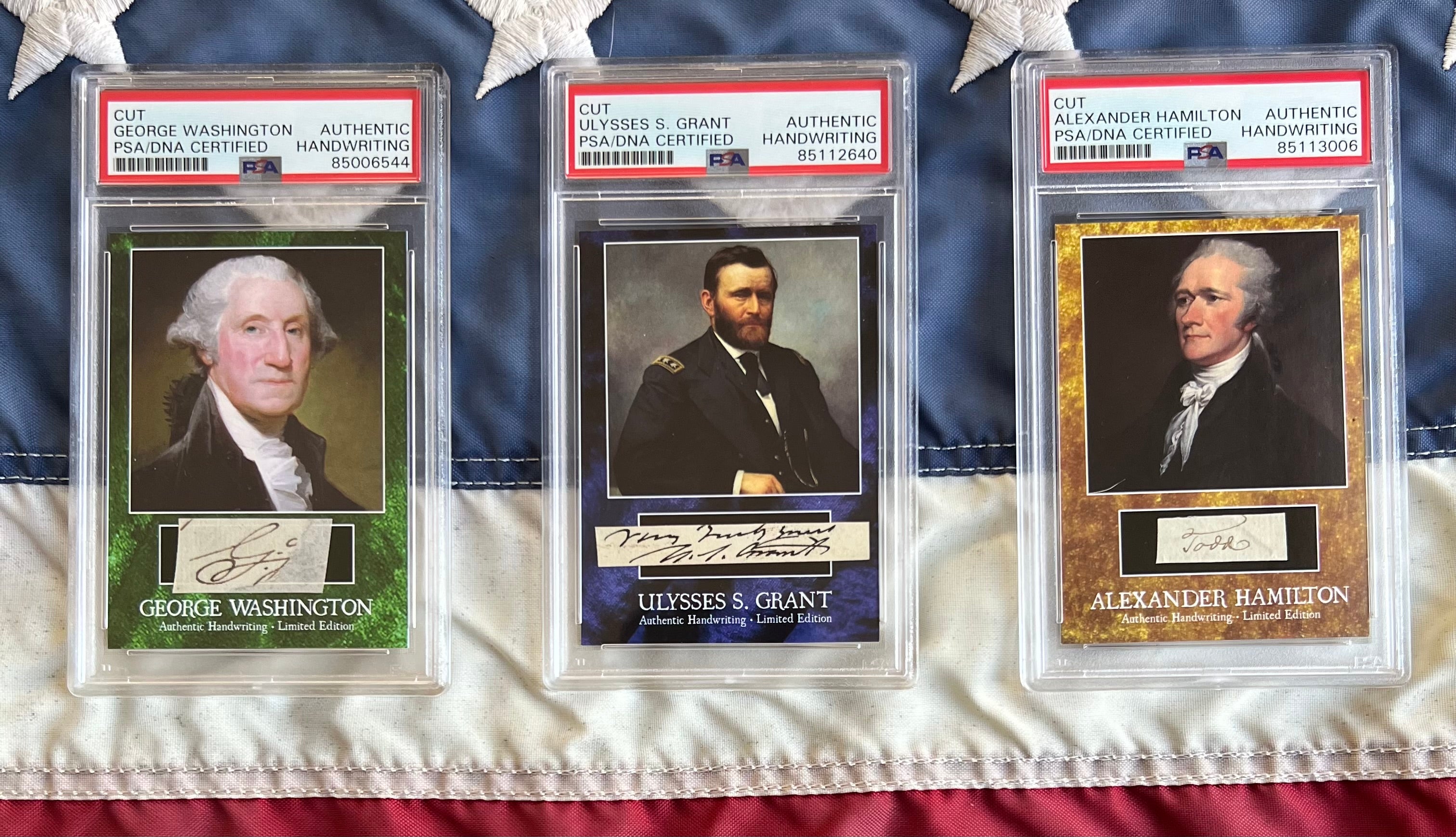 Display of 3 cards from CutWordCo