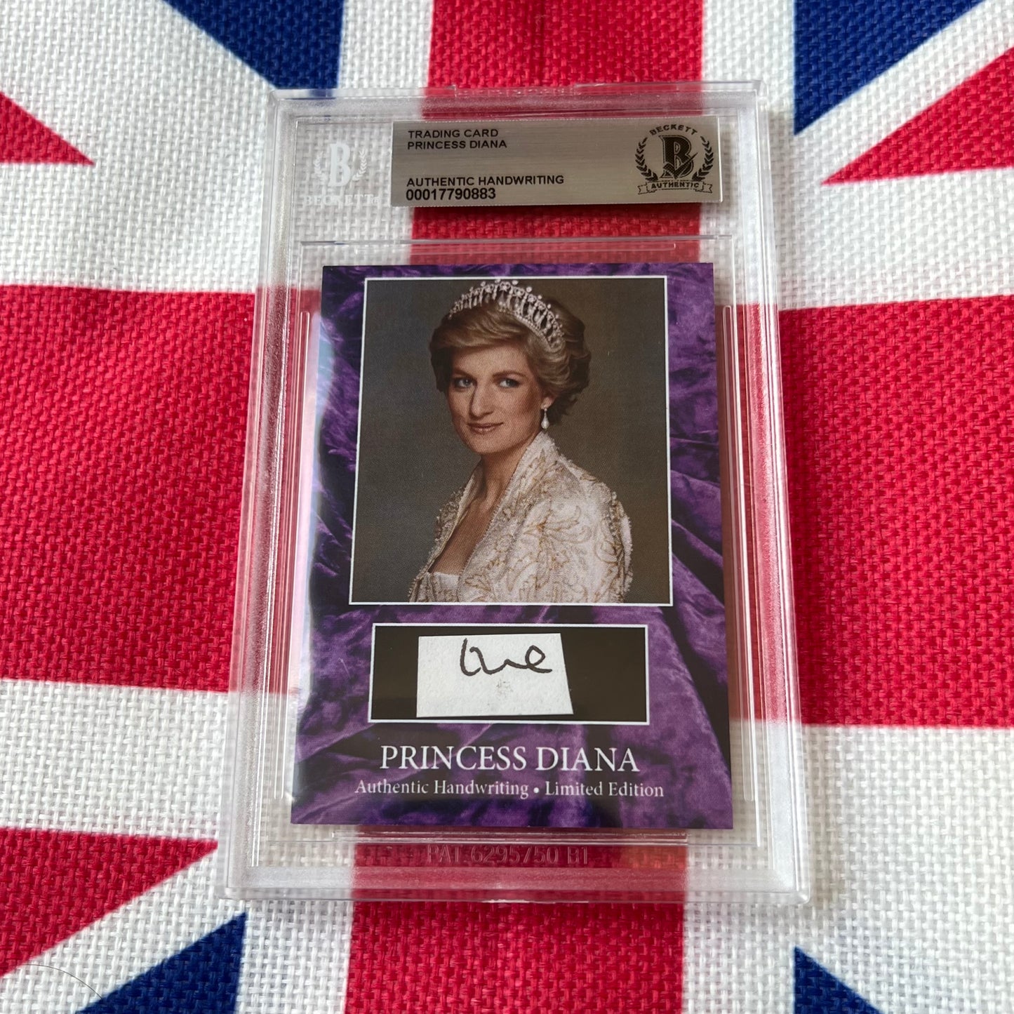 Princess Diana Beckett Encapsulated Handwriting Removed From an Autograph Letter Signed