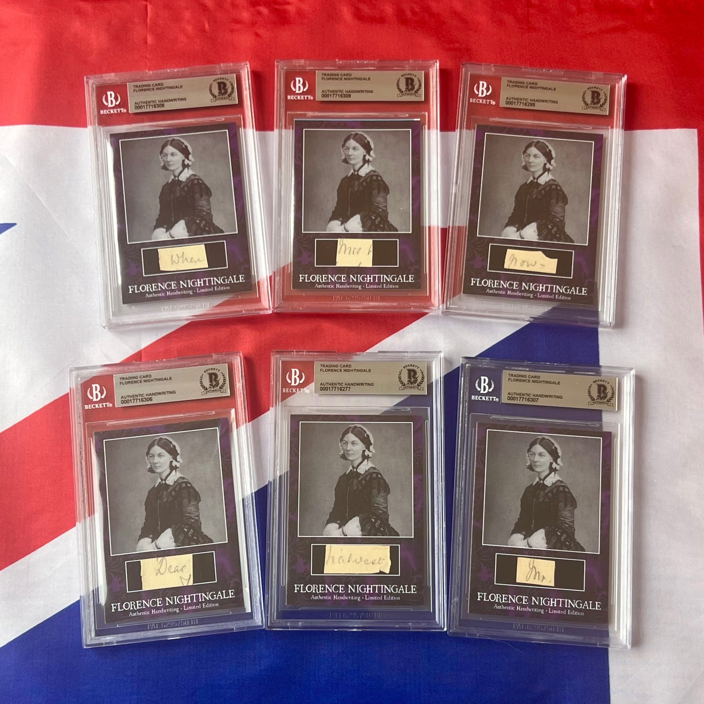 Florence Nightingale Beckett Encapsulated Handwriting Removed From an Autograph Letter Signed