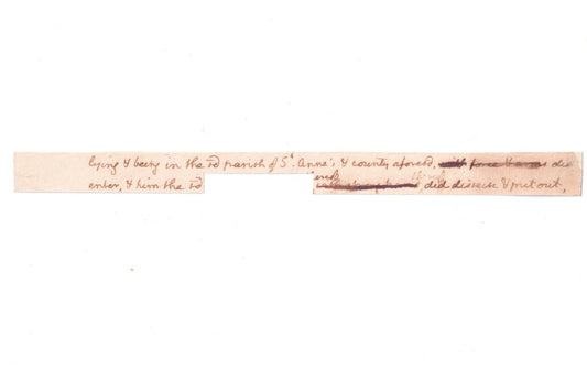 Thomas Jefferson Original Document