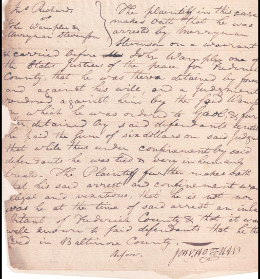 Francis Scott Key Original Document