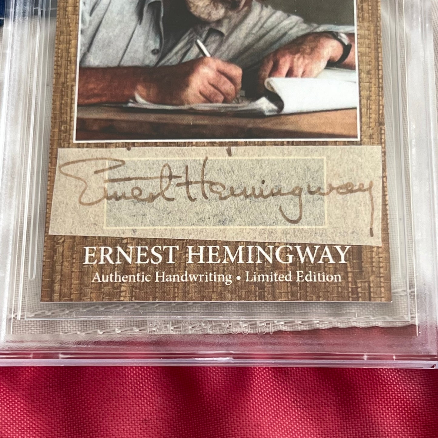 Ernest Hemingway Autograph Removed from a Handwritten Letter Signed Beckett BAS