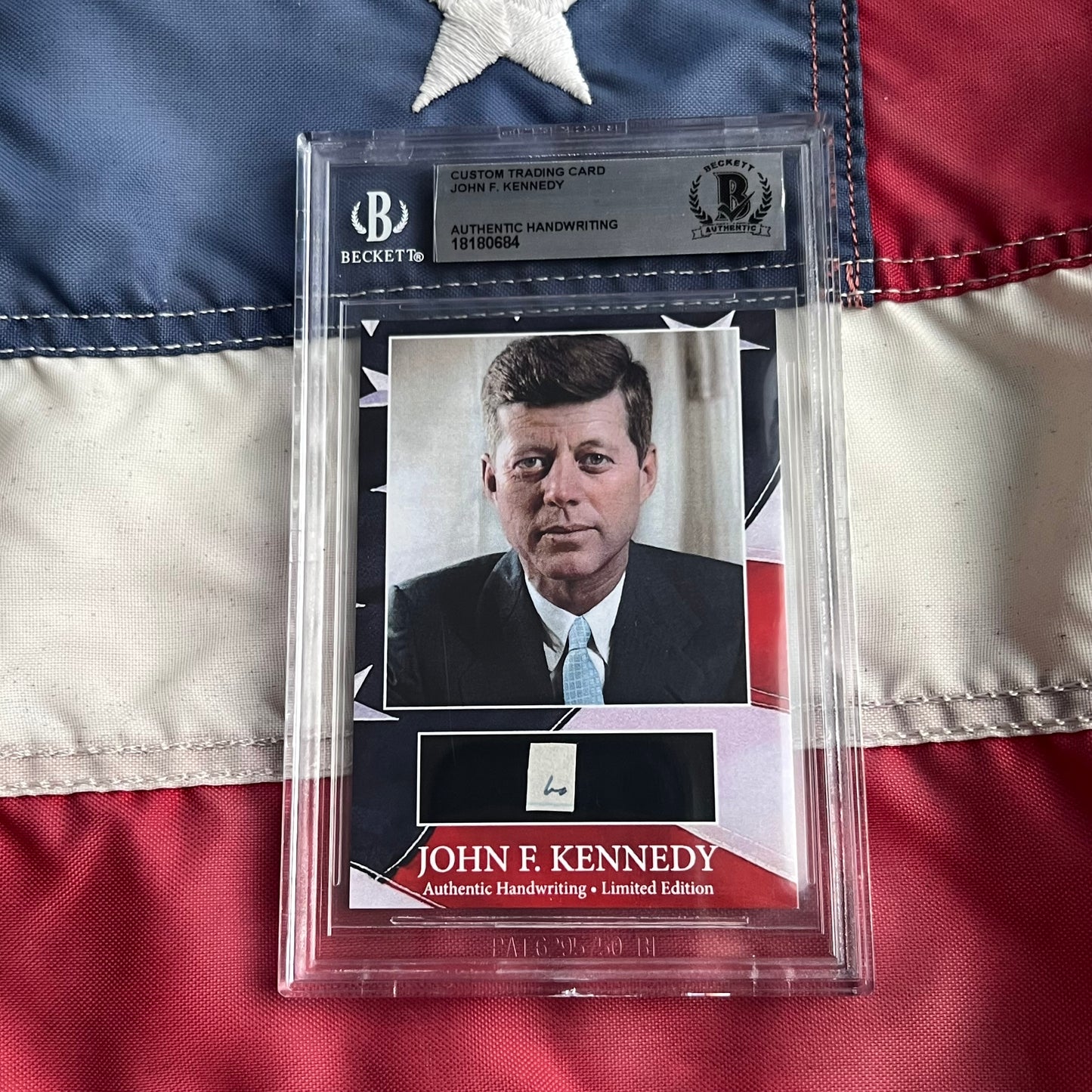 John F. Kennedy Handwritten Word Cut from a Autograph Letter Signed Beckett BAS