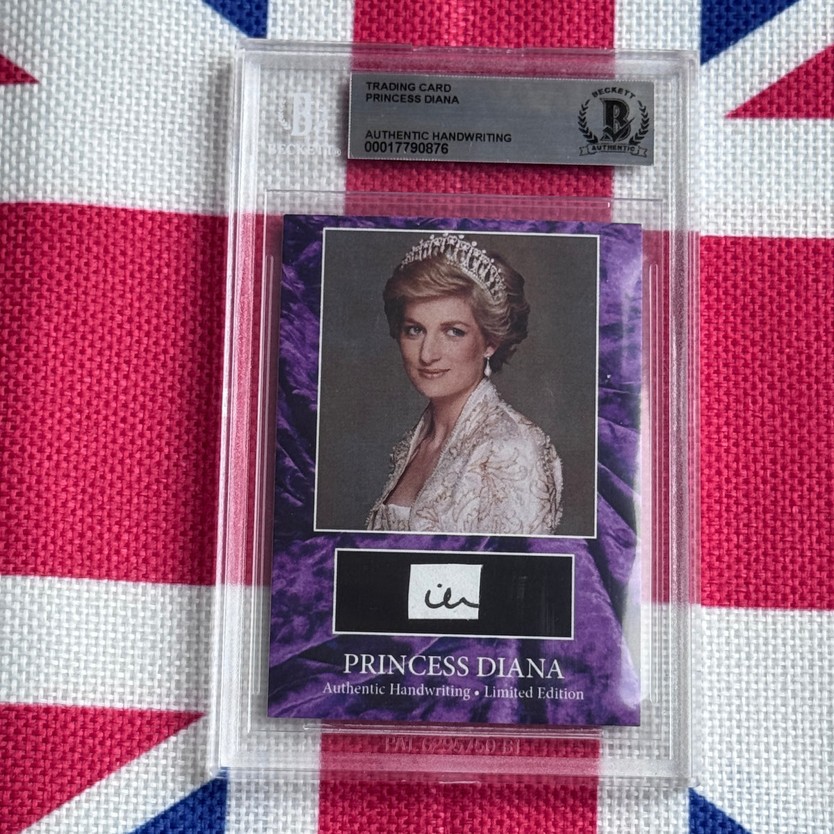 Princess Diana Beckett Encapsulated Handwriting Removed From an Autograph Letter Signed