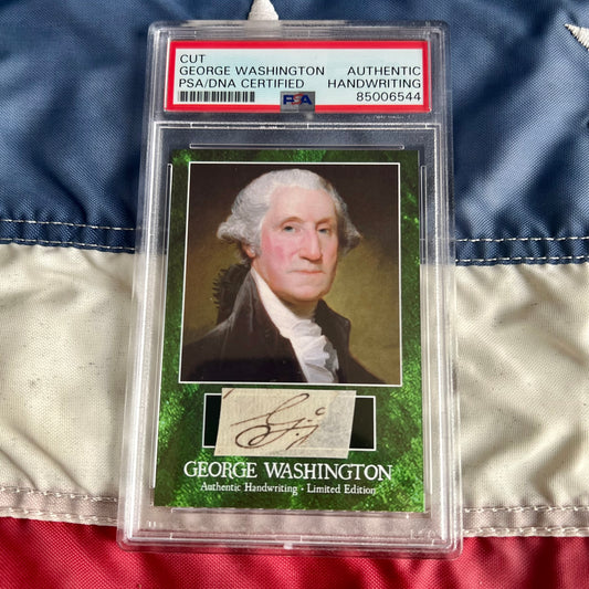 George Washington PSA/DNA Premium Partial Autographs