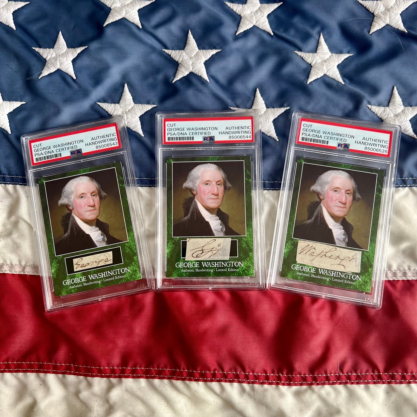 George Washington PSA/DNA Premium Partial Autographs