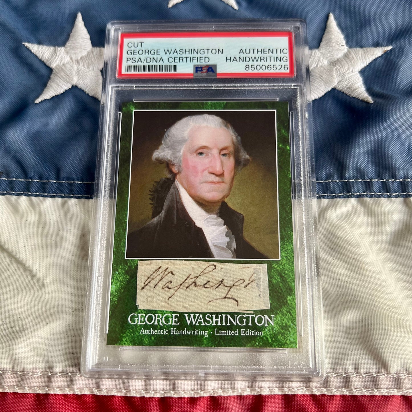 George Washington PSA/DNA Premium Partial Autographs