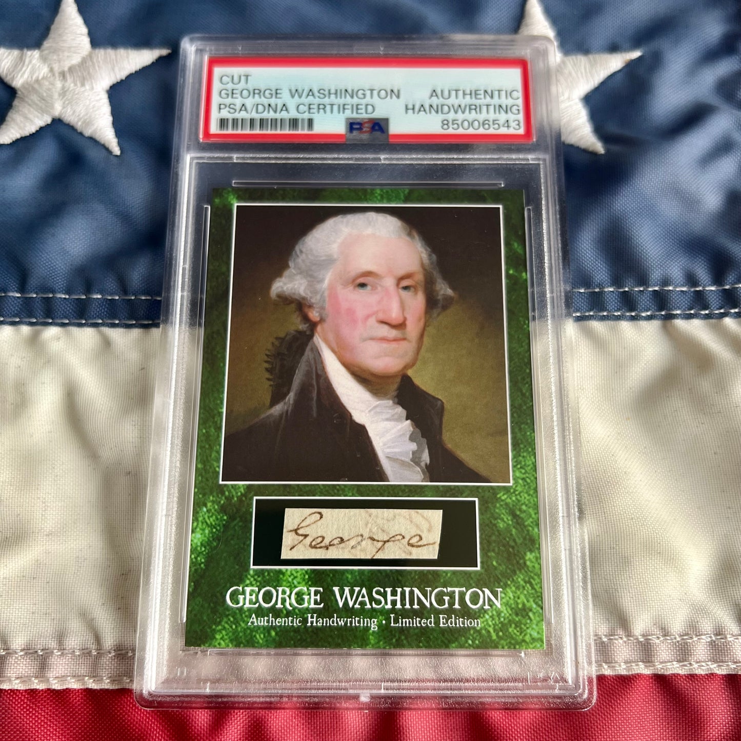 George Washington PSA/DNA Premium Partial Autographs