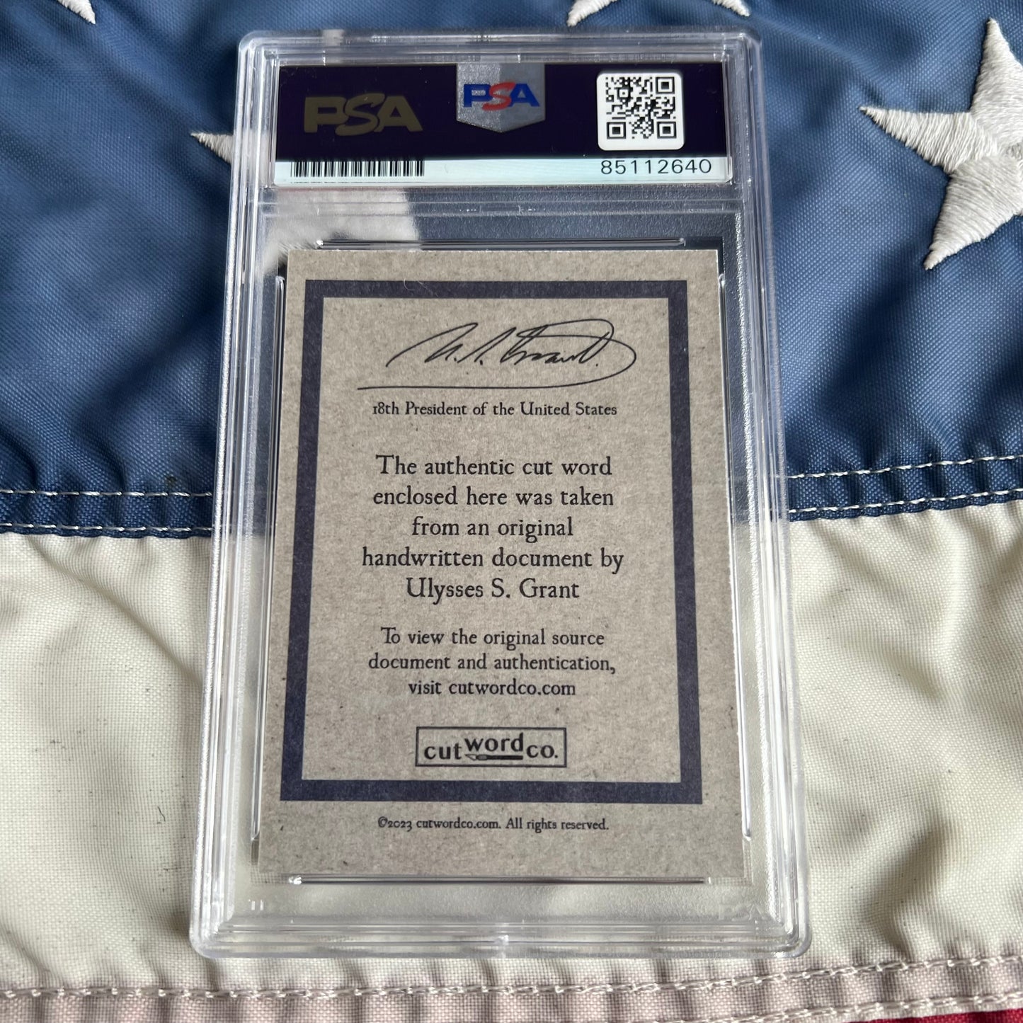 Ulysses S. Grant PSA/DNA Premium Partial Autographs