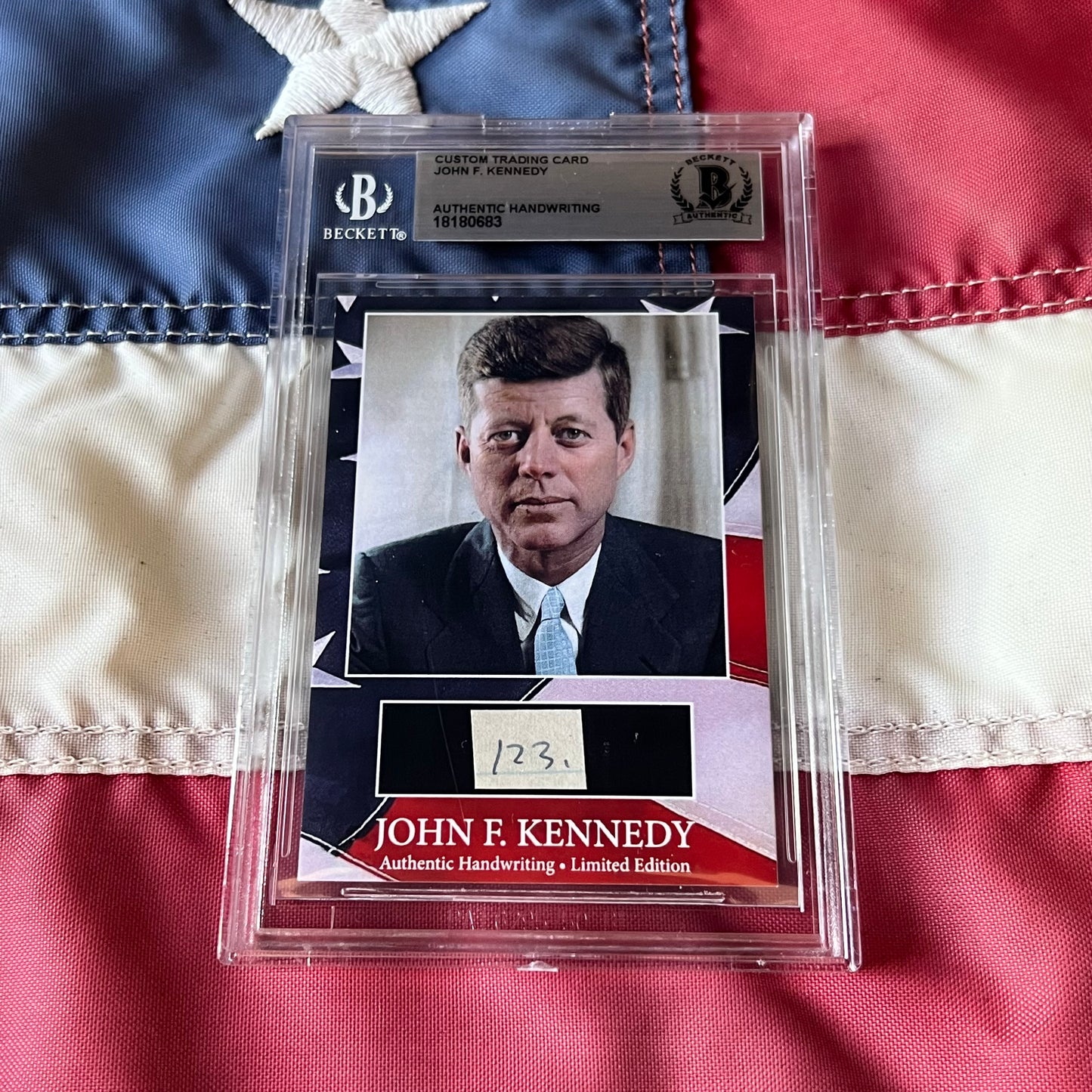 John F. Kennedy Handwritten Word Cut from a Autograph Letter Signed Beckett BAS