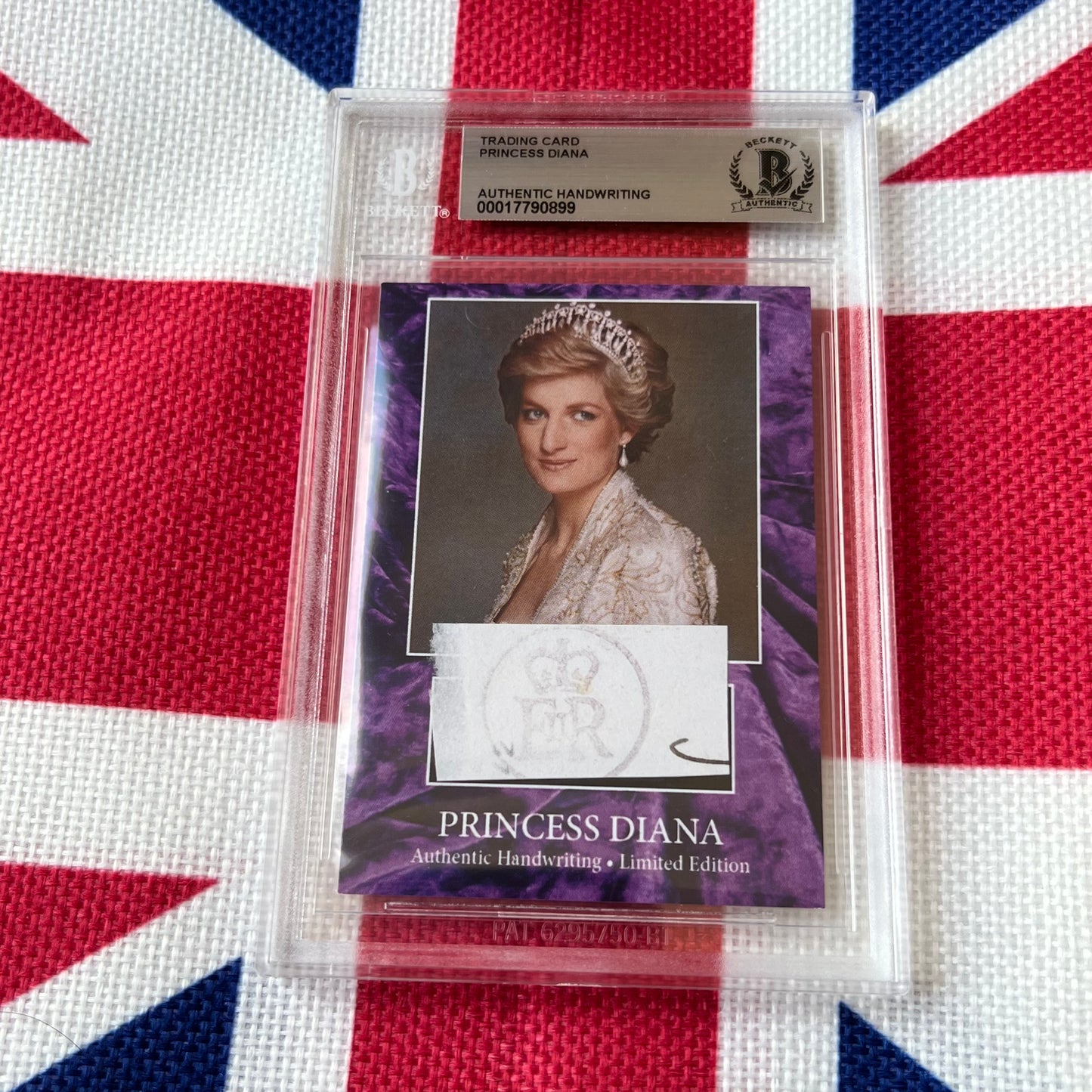 Princess Diana Beckett Encapsulated Handwriting Removed From an Autograph Letter Signed