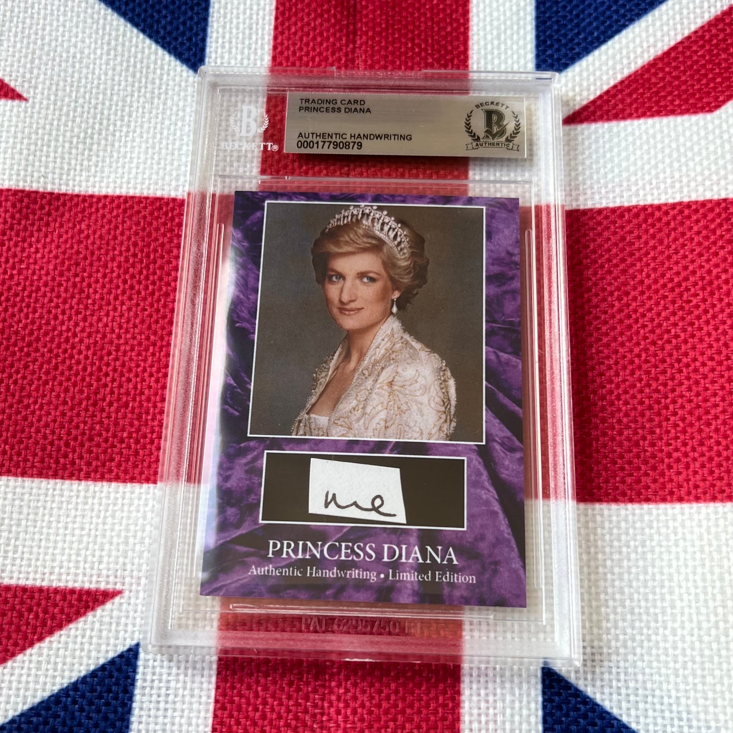 Princess Diana Beckett Encapsulated Handwriting Removed From an Autograph Letter Signed