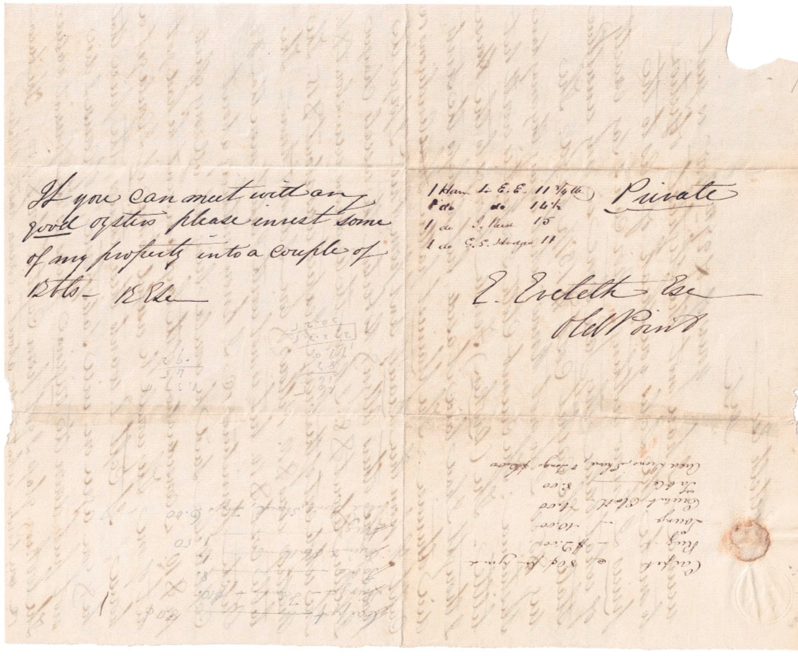 Robert E. Lee Handwritten Word Cut from An Autograph Letter Signed Beckett BAS