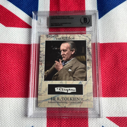 J. R. R. Tolkien Beckett Encapsulated Handwriting Removed from an Autograph Letter Signed