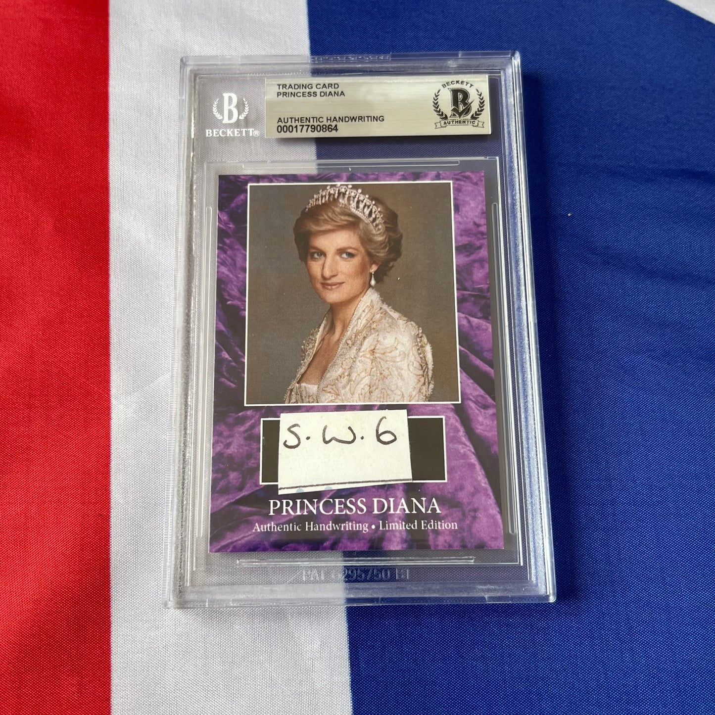 Princess Diana Beckett Encapsulated Handwriting Removed From an Autograph Letter Signed