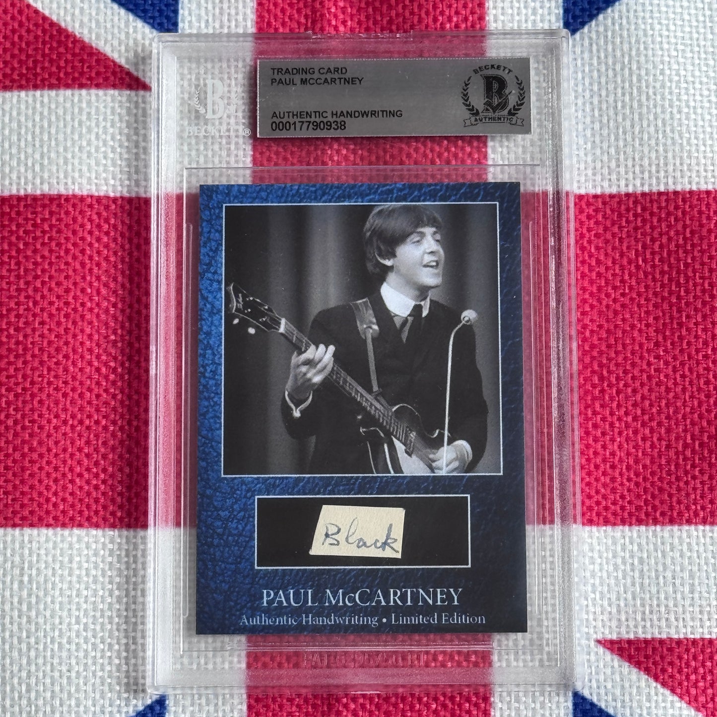 Paul McCartney Beckett Encapsulated Handwriting Removed From His Highschool Notebook