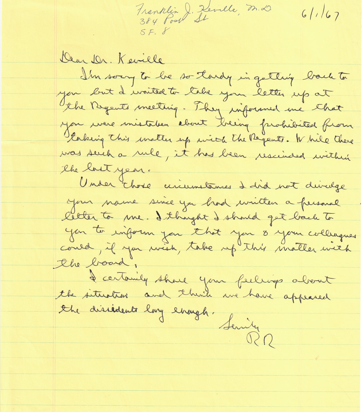 Ronald Reagan Handwritten Word Cut from an Autograph Letter Signed Beckett BAS